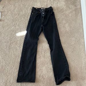 Levi’s Ribcage Bootcut Black Jeans